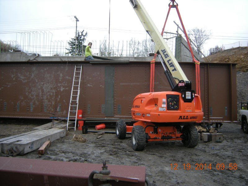 January 2015 - WB-207 Off Loading Girder Span 2