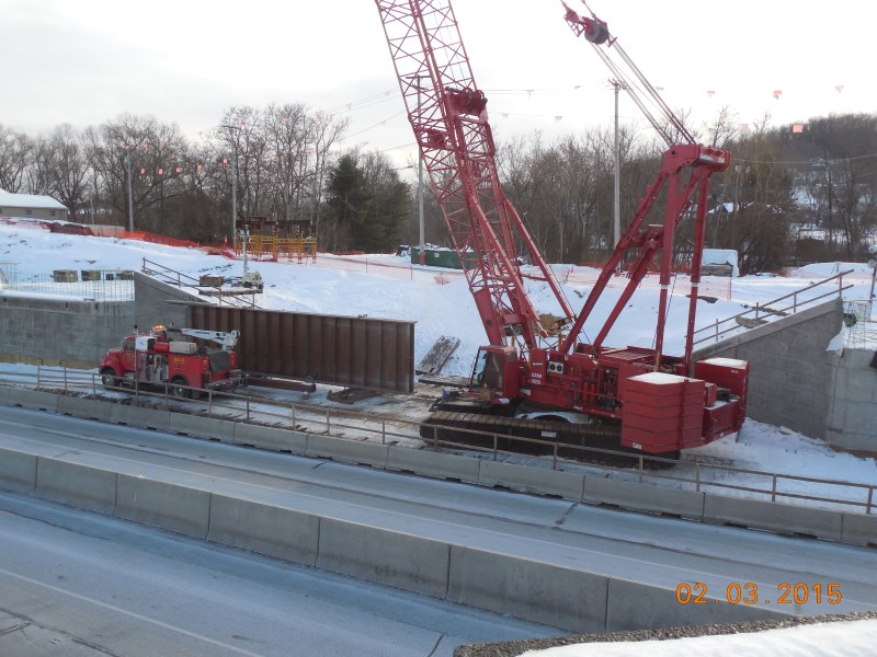 February 2015 - WB-207 Preparing Span 1 Girder