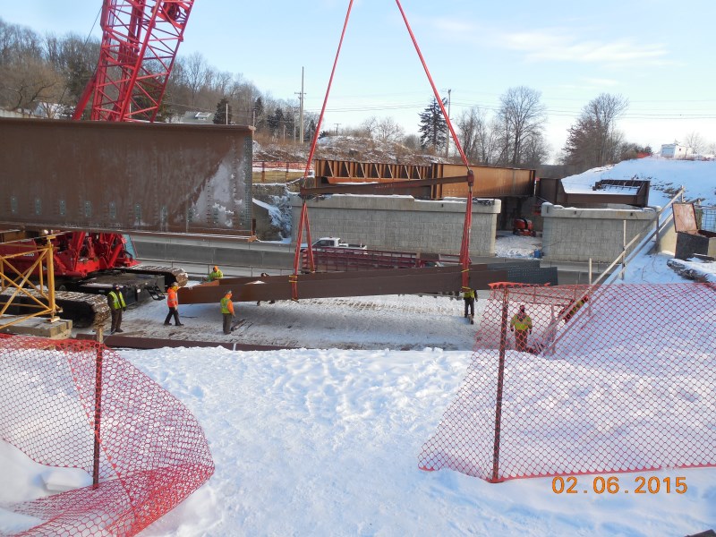 February 2015 - WB-207 Preparing Span 1 Girder