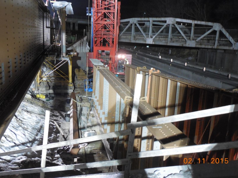 February 2015 - WB-207 Preparing Span 1 Girder