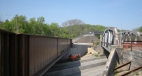 May 2015 - WB-207 View Between New and Existing WB-207 Bridges Looking Towards Abutment 1