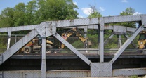 March 2015 - WB-207 Northern Southern Railroad Removing Rails and Ties From Existing Bridge