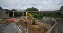 July 2015 207-WB Excavation and Removal of Temporary Shoring on Existing Abutment 1