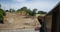 July 2015 207-WB Excavation and Removal of Temporary Shoring Behind Existing Abutment 2