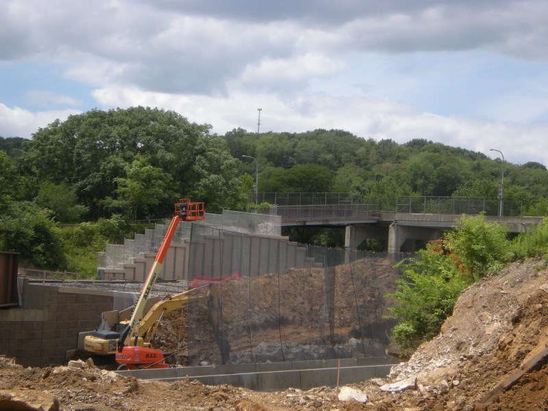 July 2015 207 Project View of Existing Abutment 1 Demolition