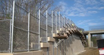 April 2015 - WB-207-208 Installation of Structure Mounted Fence on Post and Plank Wall