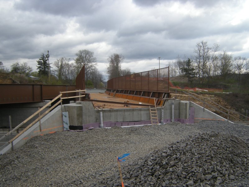 May 2015 - WB-208 View of Abutment 1 Side of Bridge