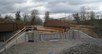 May 2015 - WB-208 View of Abutment 1 Side of Bridge