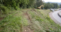 August 2013 - Clearing & Grubbing To Prepare For New Ramp