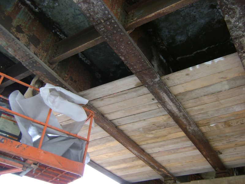 March 2014 - Adding Underdeck Shields to Existing Bridge