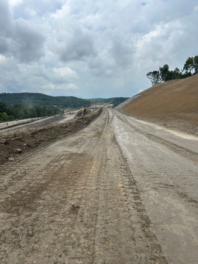 New-Thompson-Run-Road-Grading-2024-07-17
