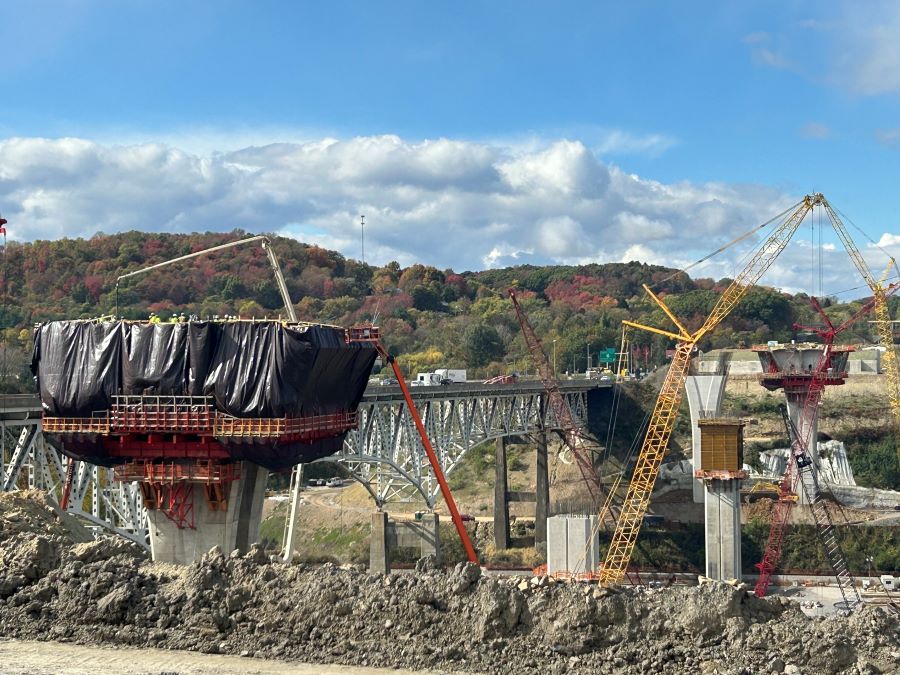 Pier-4WB-Concrete-Placement-Looking-West-2024-10-15