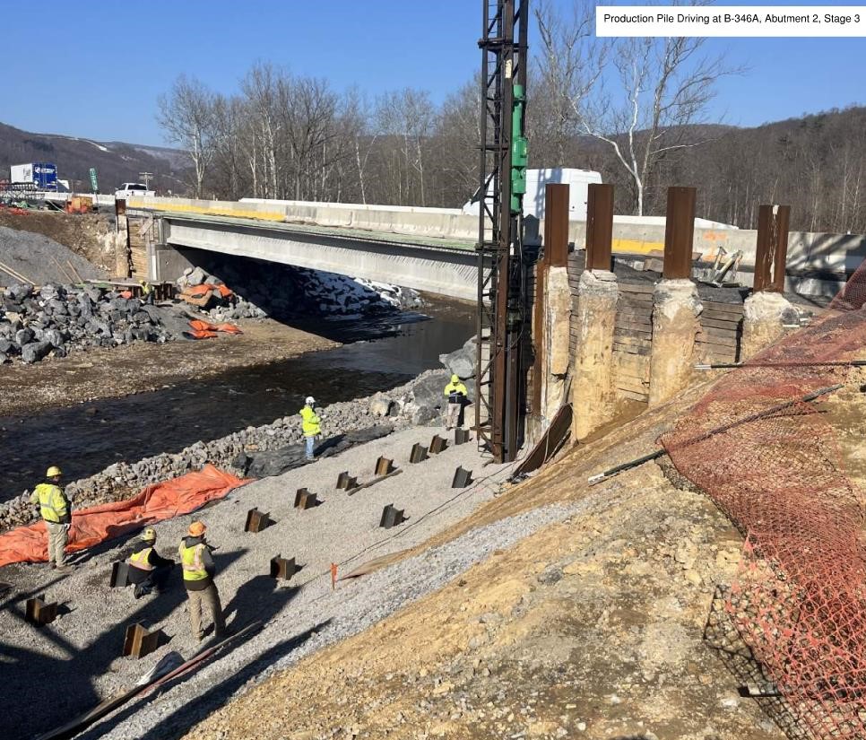 B-346A Abut 2 Pile Driving Stage 3