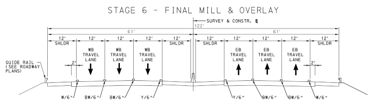Stage 6 Final Mill and Overlay Drawing of Stage 6 Final Mill and Overlay