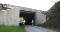 Project Area Photos - Bridge B-433 over Sheepskin Hollow Rd looking North, MP 180.41
