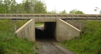 Project Area Photos - Culvert B-434 over Cemetery Road looking North, MP 183.46