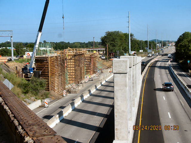 WB402 Abutment 1 Westbound Wall Panels
