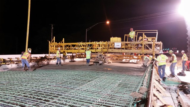 WB-403 Westbound Deck Placement Stage 3