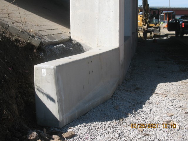Abutment Transition Type Eastbound