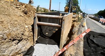 Pipe Installation Along SR-0019 Southbound