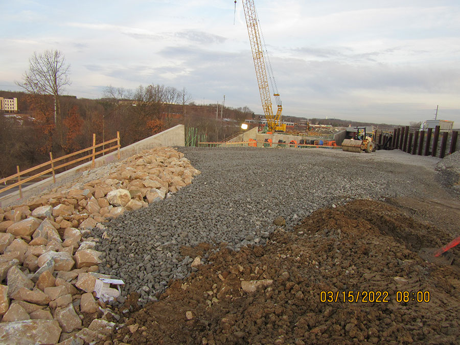 Eastbound 402 Abutment 2 Structural Backfill