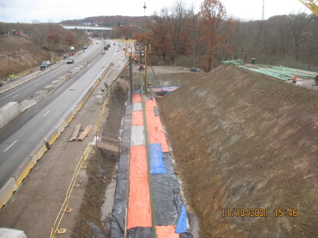 WB-402 Abutment #1 Eastbound Footing Winter Cure