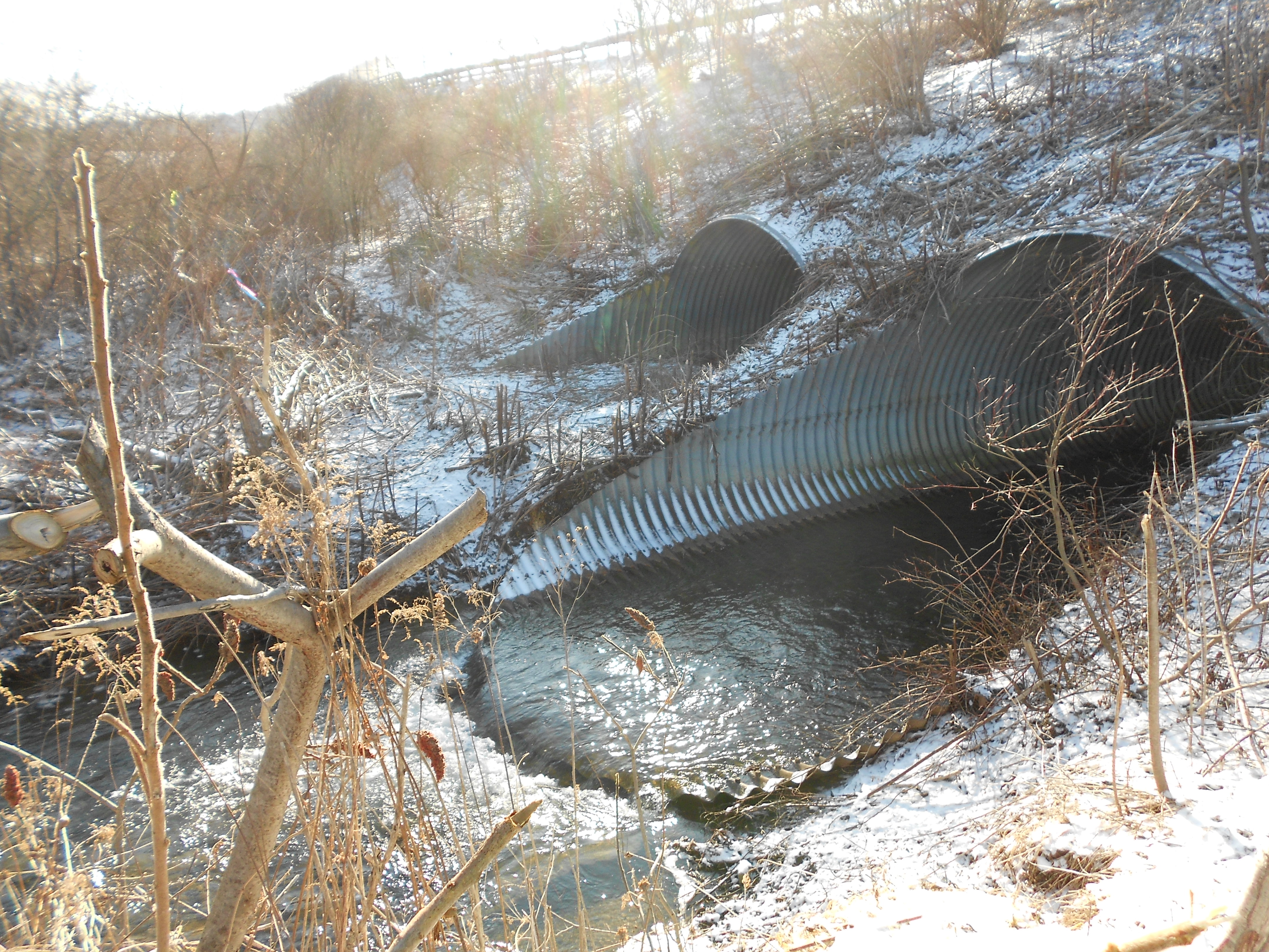 Dual Culverts Carrying Thorn Hill Road over Brush Creek (WB-400B)