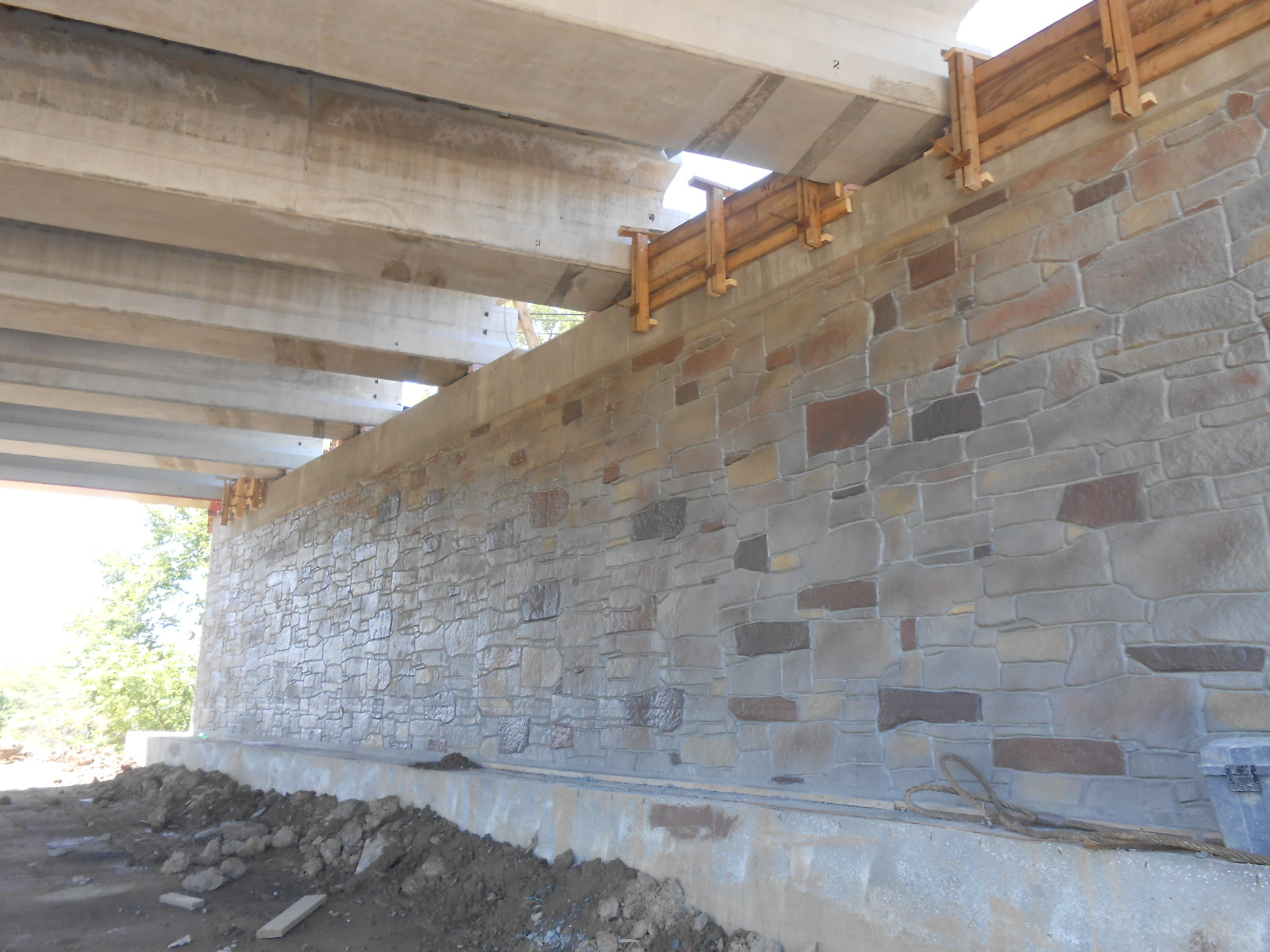 Westbound Abutment Construction (7/30/2015)