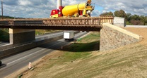 Concrete Truck on Bridge
