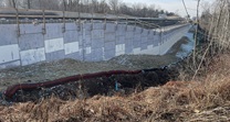 Retaining wall construction