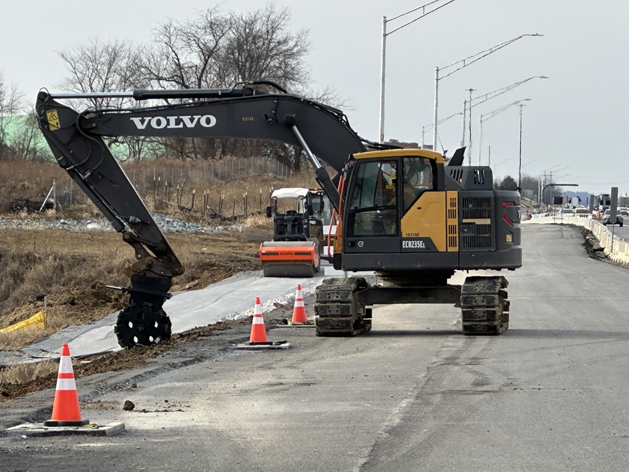 Excavation for widening