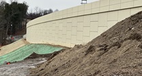 Retaining wall construction