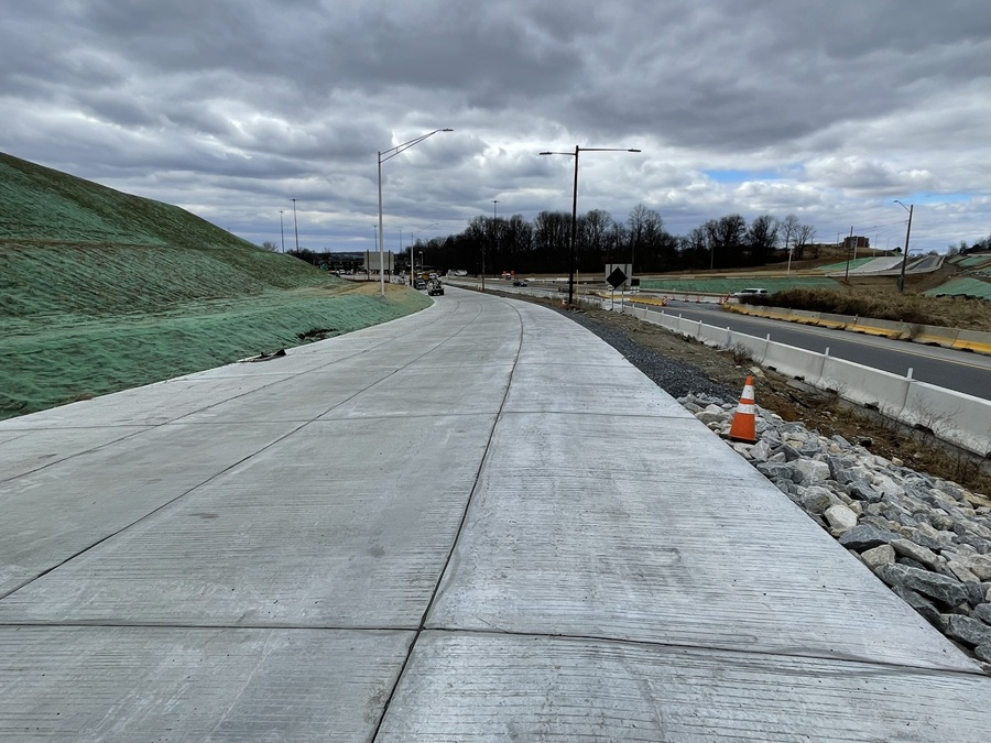 New eastbound on-ramp