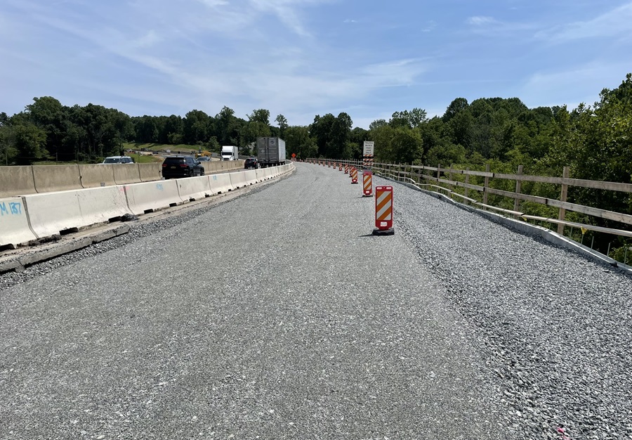 Eastbound widening