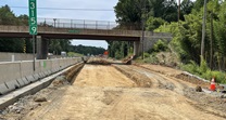 Westbound excavation