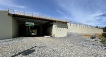 Pine Creek bridge construction