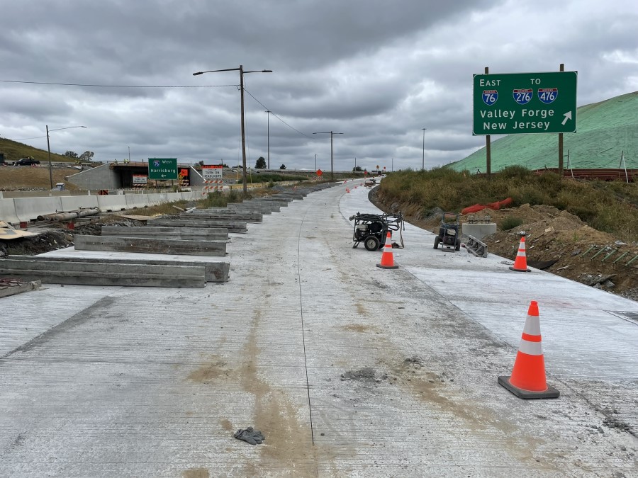 EB ramp construction
