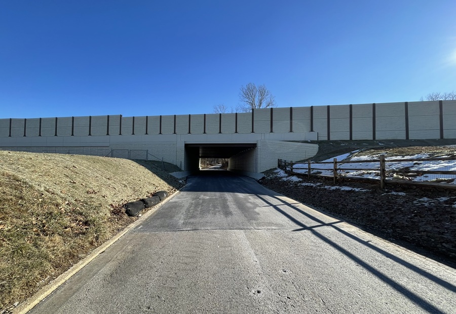 new Glenhardie Road brige