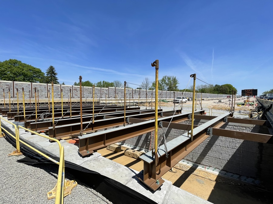 Glenhardie bridge construction
