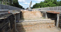 Thomas Rd bridge construction