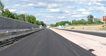 Center area paving