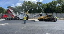 center area paving