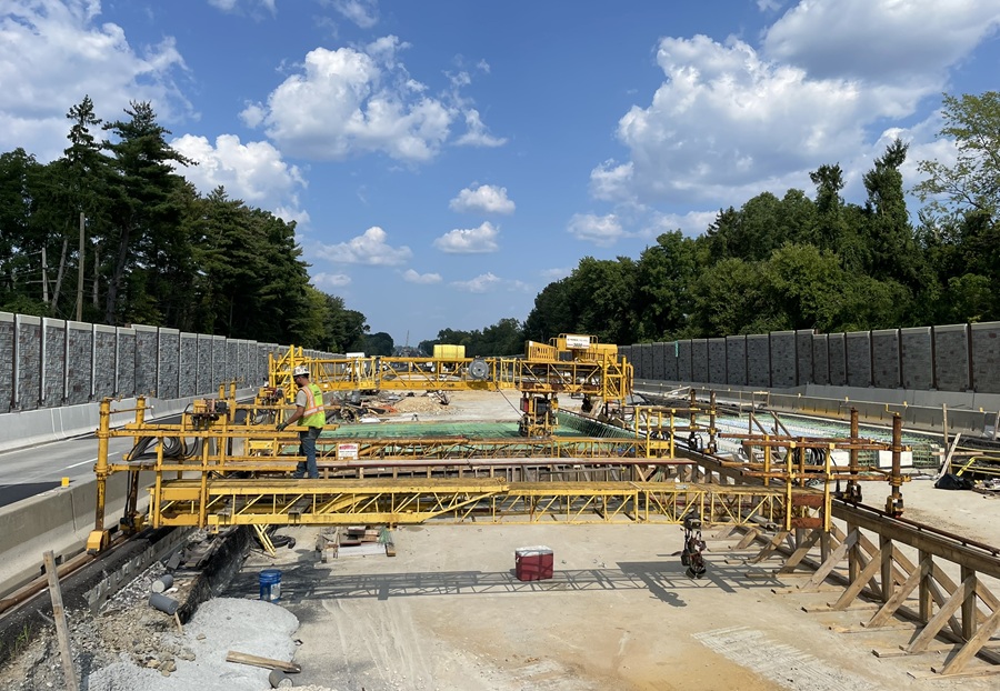 Thomas Road bridge paving
