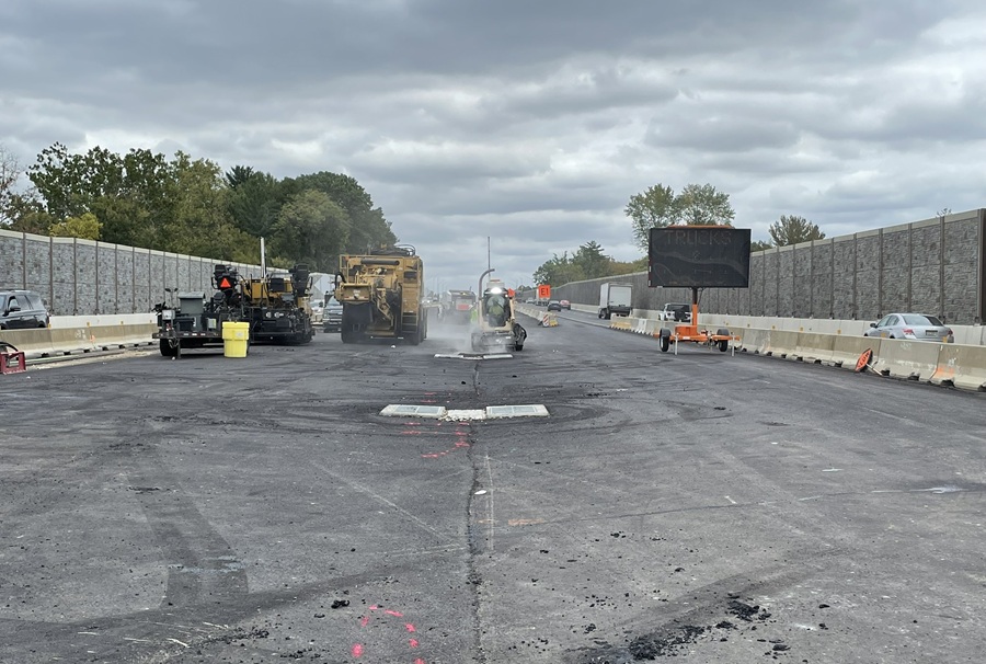 center area paving