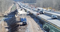 Unami creek bridge construction