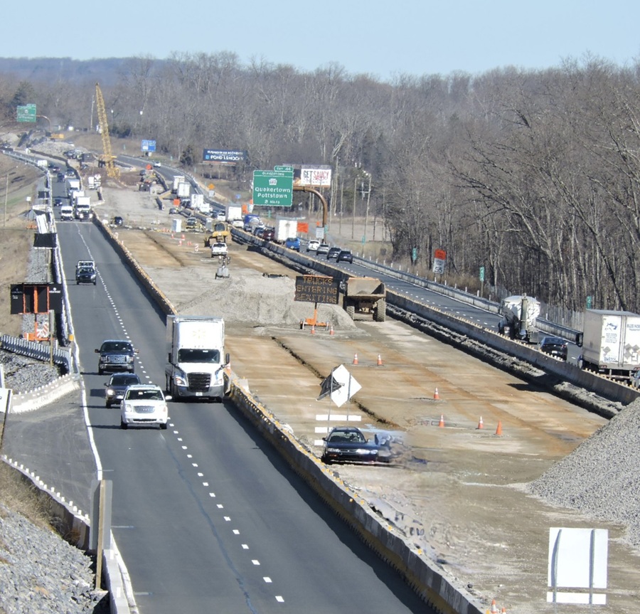 Long view work area