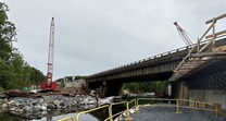 Molasses Creek Bridge construction