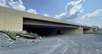 Unami creek bridge construction