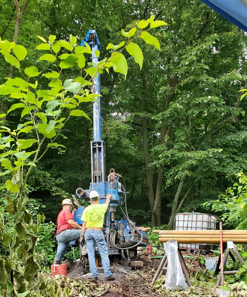 Geotechnical fieldwork underway