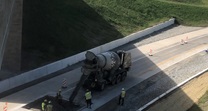 Concrete pavement slab replacement on Ramp 79N to 576W